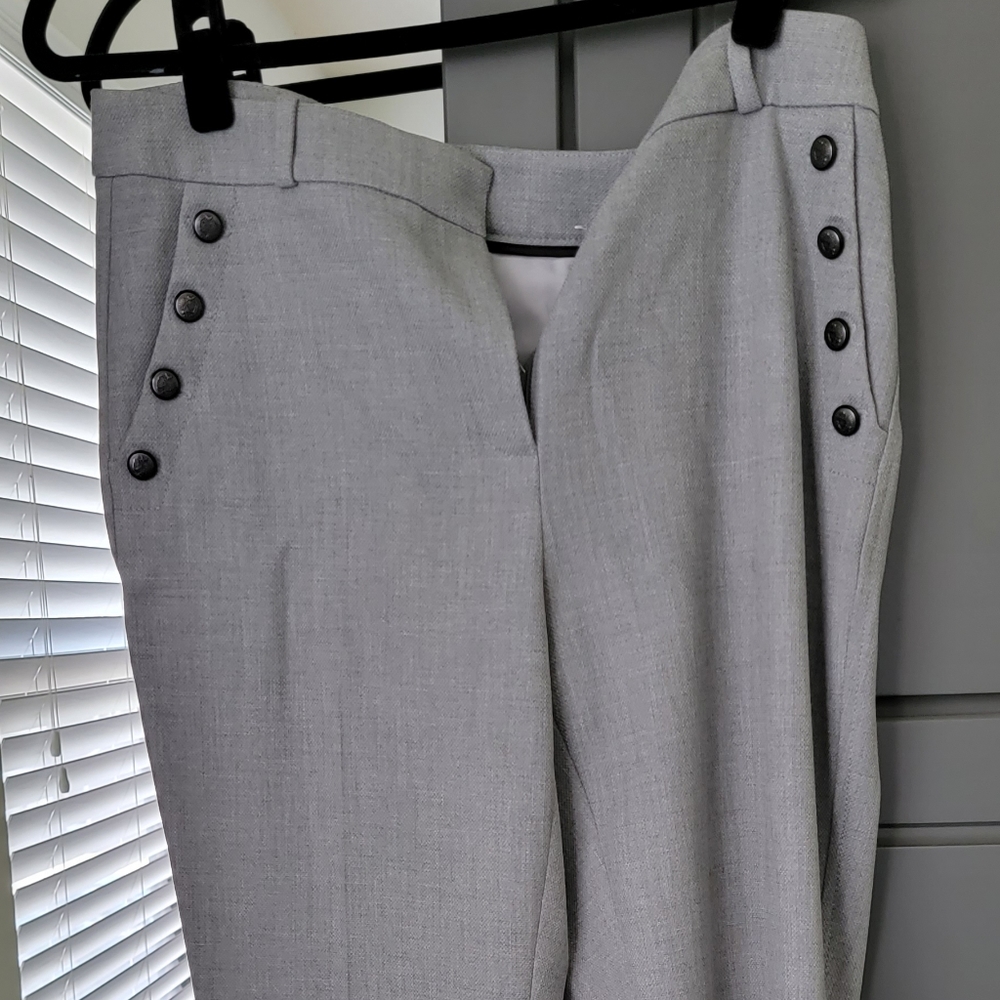 WHBM Grey Comfort Stretch Pant